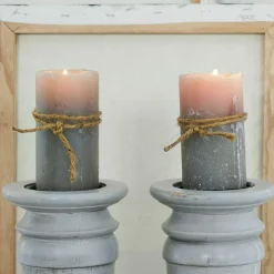 Kerzen|Kerzenhalter^LOBERON Kerze 4er Set Braga taupe