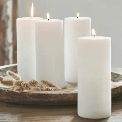 Kerzen|Kerzenhalter^LOBERON Kerze 4er Set Homel creme