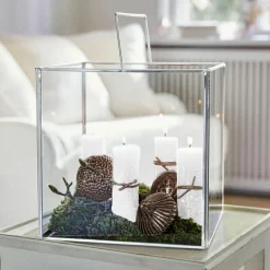 Kerzen|Kerzenhalter^LOBERON Kerze 4er Set Muriel creme