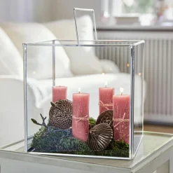 Kerzen|Kerzenhalter^LOBERON Kerze 4er Set Muriel rosa