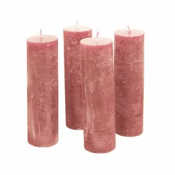 Kerzen|Kerzenhalter^LOBERON Kerze 4er Set Muriel rosa