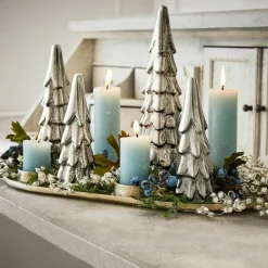 Kerzen|Kerzenhalter^LOBERON Kerze 4er Set Muriel blau