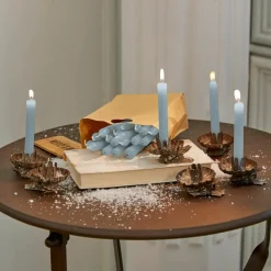 Kerzen|Kerzenhalter^LOBERON Kerze 20er Set Noufa graublau