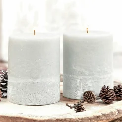 Kerzen|Kerzenhalter^LOBERON Kerze 2er Set Oviedo creme