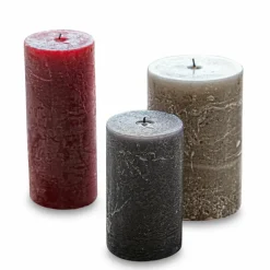 Kerzen|Kerzenhalter^LOBERON Kerze 3er Set Pretin bunt