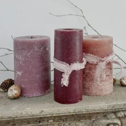 Kerzen|Kerzenhalter^LOBERON Kerze 3er Set Salis rosa