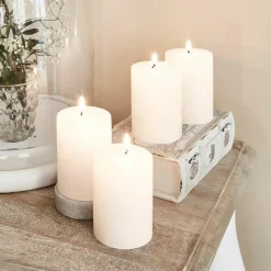 Kerzen|Kerzenhalter^LOBERON Kerze 4er Set Virrans creme