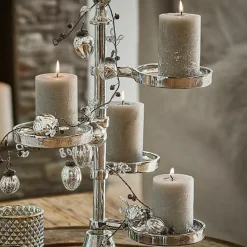 Kerzen|Kerzenhalter^LOBERON Kerze 4er Set Virrans taupe