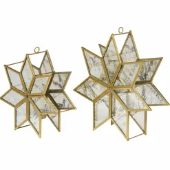 Weihnachtstischdeko|Windlichter, Kerzenständer & Laternen^LOBERON Kerzenhalter 2er Set Zaydan