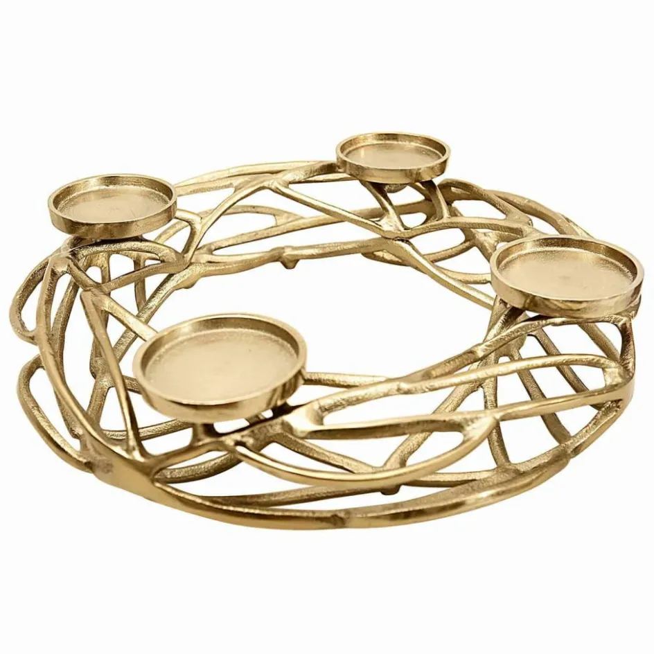 Kerzenständer|Adventskranz^LOBERON Kerzenkranz Coldfield gold
