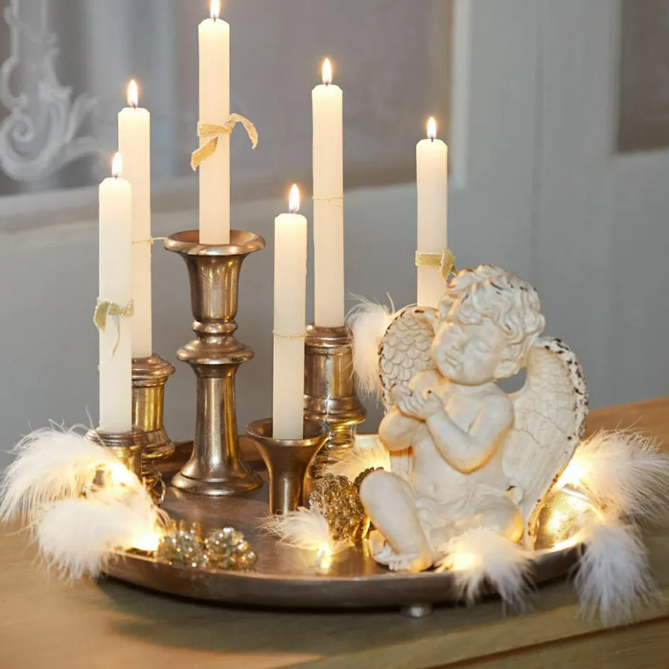 Weihnachtstischdeko|Windlichter, Kerzenständer & Laternen^LOBERON Kerzentablett Tiralen