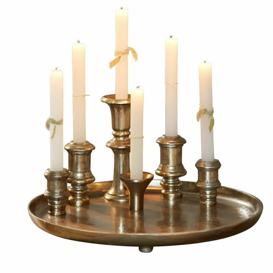 Weihnachtstischdeko|Windlichter, Kerzenständer & Laternen^LOBERON Kerzentablett Tiralen