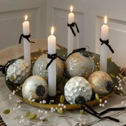 Adventskranz|Weihnachtstischdeko^LOBERON Kerzentablett Valenzas