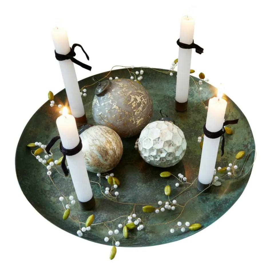 Adventskranz|Weihnachtstischdeko^LOBERON Kerzentablett Valenzas