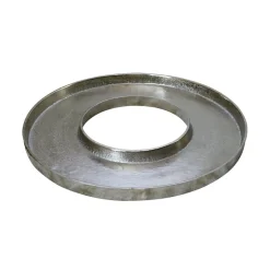 Weihnachtstischdeko|Windlichter, Kerzenständer & Laternen^LOBERON Kerzentablett Velarosas silber