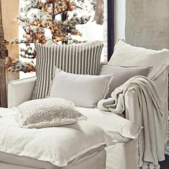 LOBERON Kissen|Kissen & Kissenhüllen-Kissen 4er Set Valenciennes