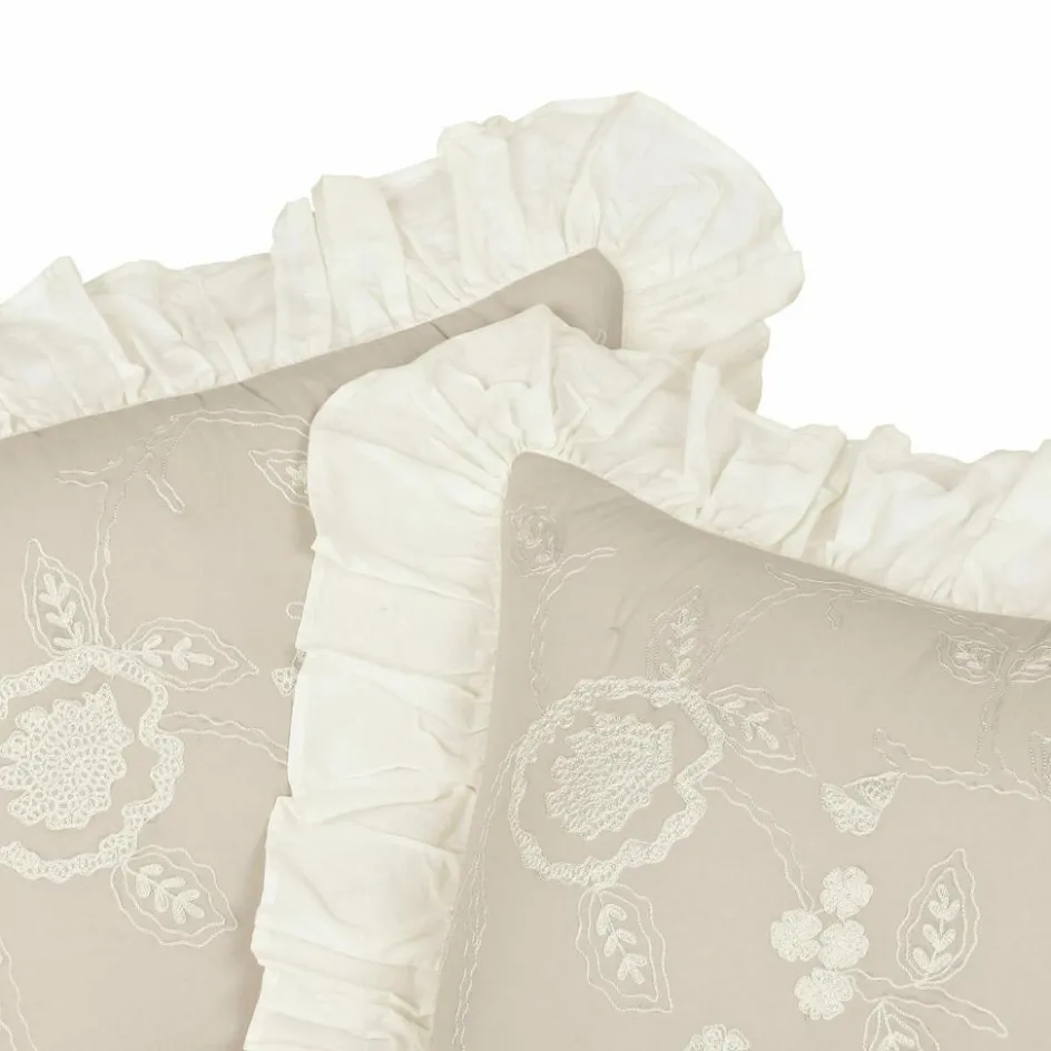 LOBERON Kissenhüllen|Kissen & Kissenhüllen-Kissenhülle 2er Set Clarissa