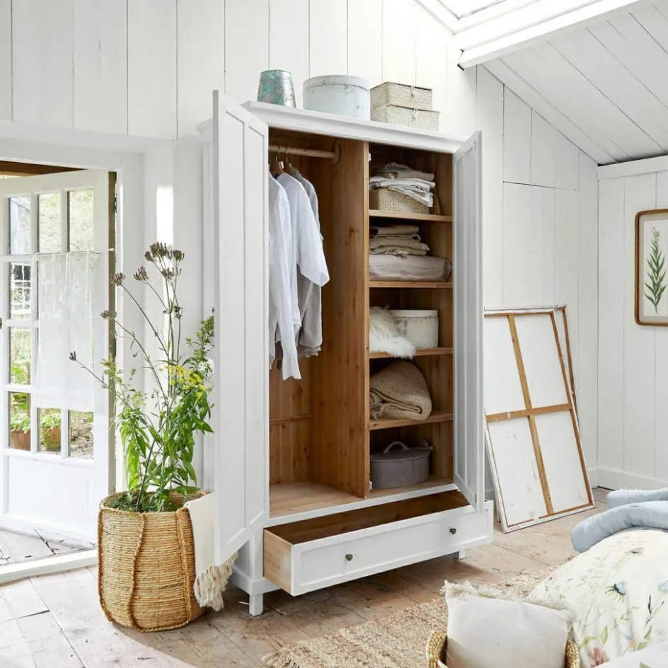 Schränke|Schränke & Regale^LOBERON Kleiderschrank Sirevol antikweiß