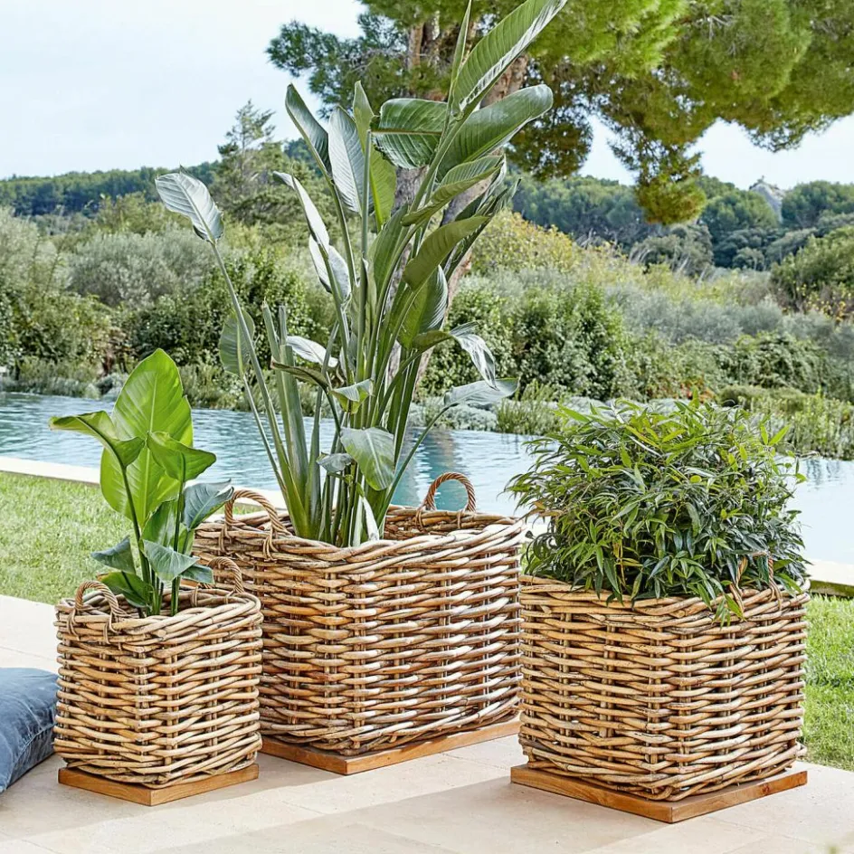 Gartenhelfer^LOBERON Korb 3er Set Chalet