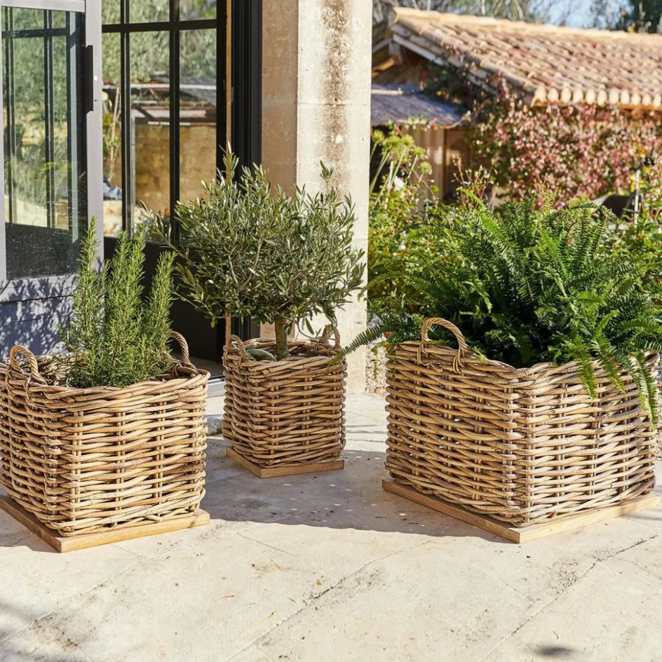 Gartenhelfer^LOBERON Korb 3er Set Chalet