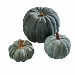 Dekoobjekte|Dekoration^LOBERON Kürbis 3er Set Pumpkin blau