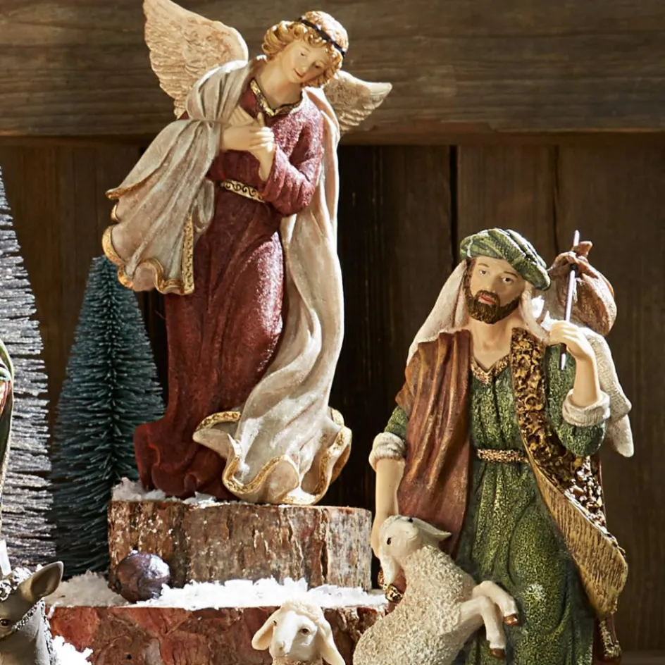 Weihnachtskrippen|Weihnachtsfiguren^LOBERON Krippenfiguren 11er Set Christi