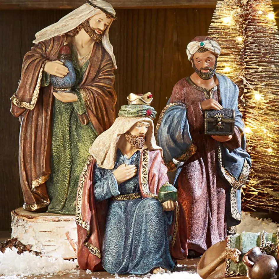Weihnachtskrippen|Weihnachtsfiguren^LOBERON Krippenfiguren 11er Set Christi