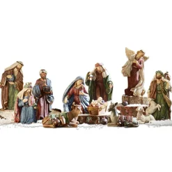 Weihnachtskrippen|Weihnachtsfiguren^LOBERON Krippenfiguren 11er Set Christi