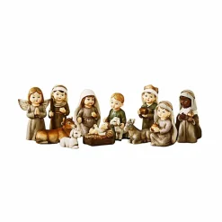 LOBERON Accessoires-Krippenfiguren 11er Set Kittalee