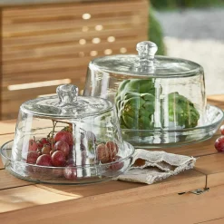 Vorratsdosen & Glasglocken|Vorratsdosen & Glasglocken^LOBERON Kuchenglocke 2er Set Fixole