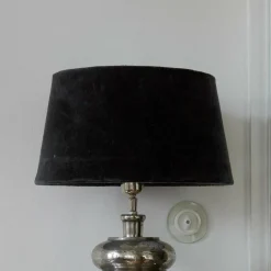Lampenschirme|Lampenschirme^LOBERON Lampenschirm Anfor samtschwarz