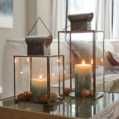 Laternen|Kerzenhalter^LOBERON Laterne 2er Set Pluton