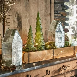 Weihnachtliche Deko-Objekte^LOBERON LED-Baum 2er Set Merrton