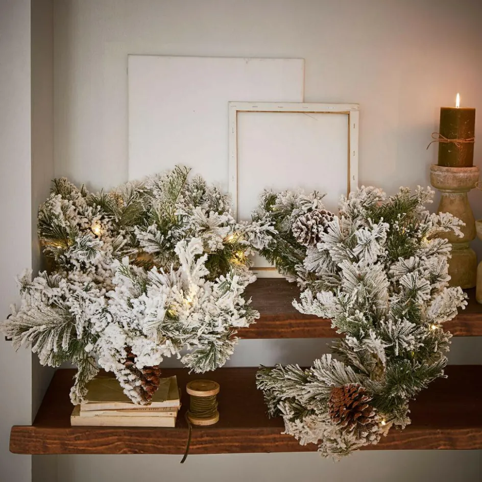 Lichtobjekte|Beleuchtete Weihnachtsdeko^LOBERON LED-Girlande Isbryn