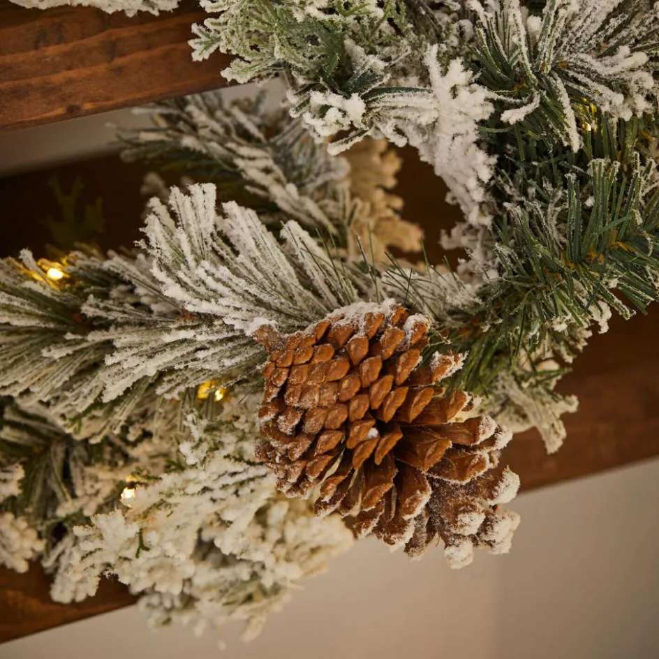 Lichtobjekte|Beleuchtete Weihnachtsdeko^LOBERON LED-Girlande Isbryn