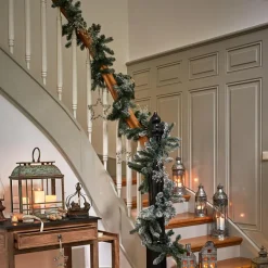 Beleuchtete Weihnachtsdeko^LOBERON LED-Girlande Monetry grün/weiß