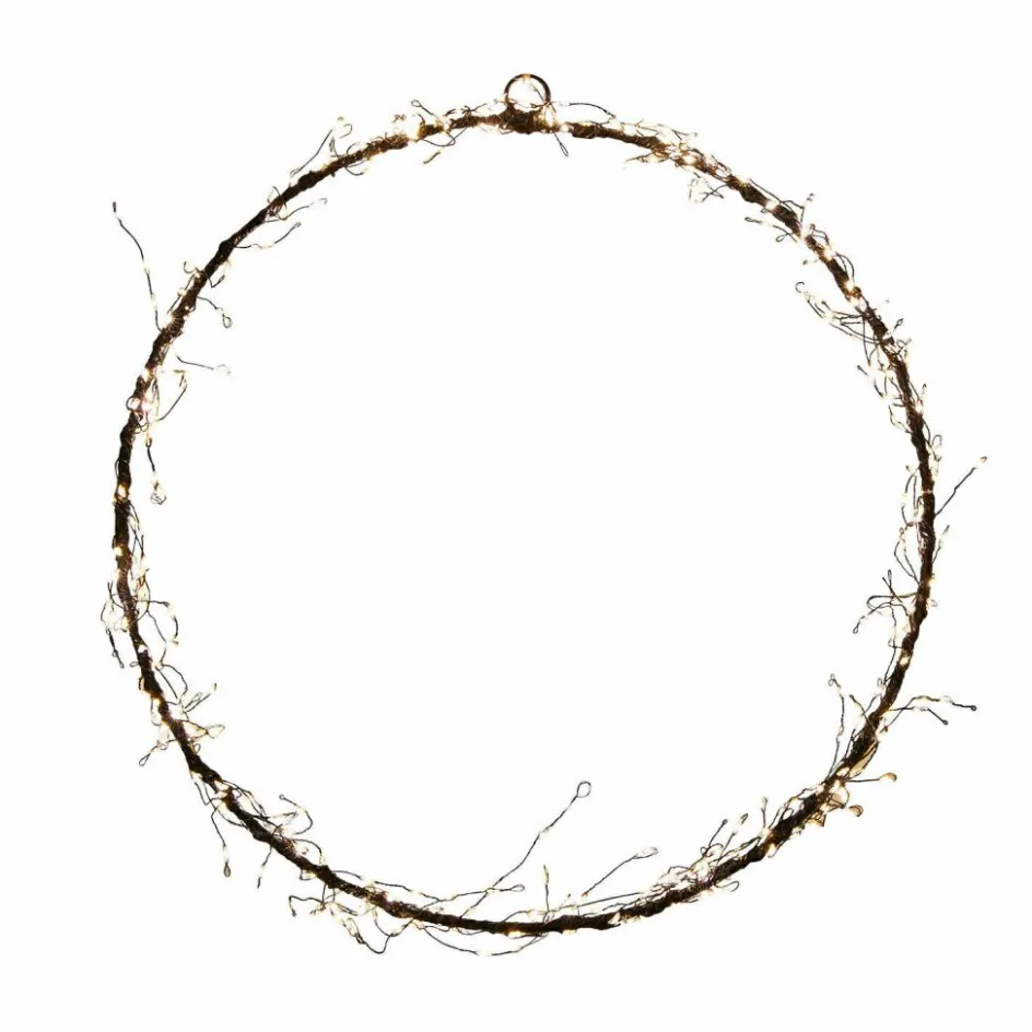 Lichtobjekte|Beleuchtete Weihnachtsdeko^LOBERON LED-Kranz Estavino