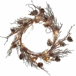 Lichtobjekte|Beleuchtete Weihnachtsdeko^LOBERON LED-Kranz Lorvaya