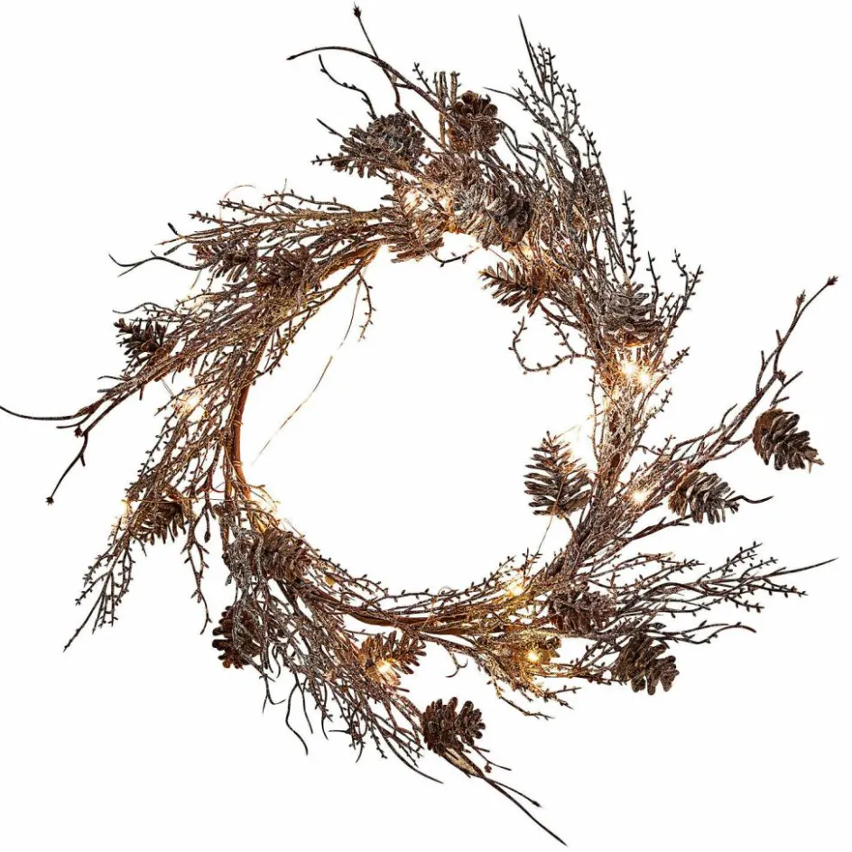 Lichtobjekte|Beleuchtete Weihnachtsdeko^LOBERON LED-Kranz Lorvaya