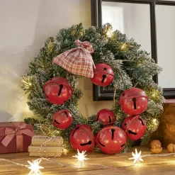 Kränze|Adventskranz^LOBERON LED-Kranz Regin grün/weiß