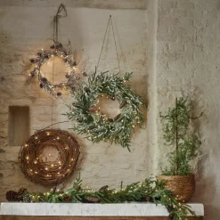 Beleuchtete Weihnachtsdeko|Girlanden & Kränze^LOBERON LED-Kranz Sahani