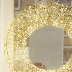 Lichtobjekte|Beleuchtete Weihnachtsdeko^LOBERON LED-Kranz Veralisse