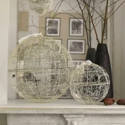 Lichtobjekte|Beleuchtete Weihnachtsdeko^LOBERON LED-Kugel 2er Set Ambertin