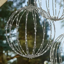 Gartendekoration|Lichtobjekte^LOBERON LED-Kugel 3er Set Brilliante silber
