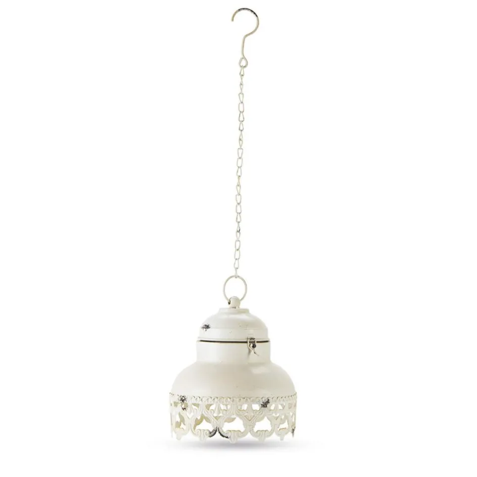 Led-Laternen|Lichtobjekte^LOBERON LED-Laterne Cornell antikweiß