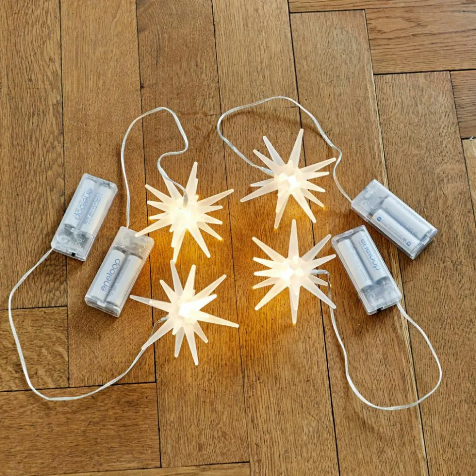 Lichtobjekte|Beleuchtete Weihnachtsdeko^LOBERON LED-Stern 4er Set Ciseau