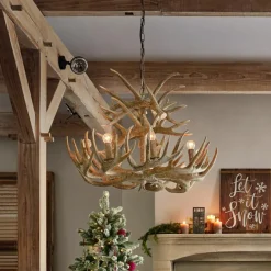 Kronleuchter|Kronleuchter^LOBERON Leuchter Ardin braun