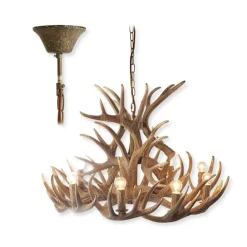 Kronleuchter|Kronleuchter^LOBERON Leuchter Ardin braun