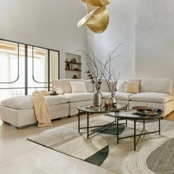 Sofas|Sofas^LOBERON Modulsofa Baladou creme