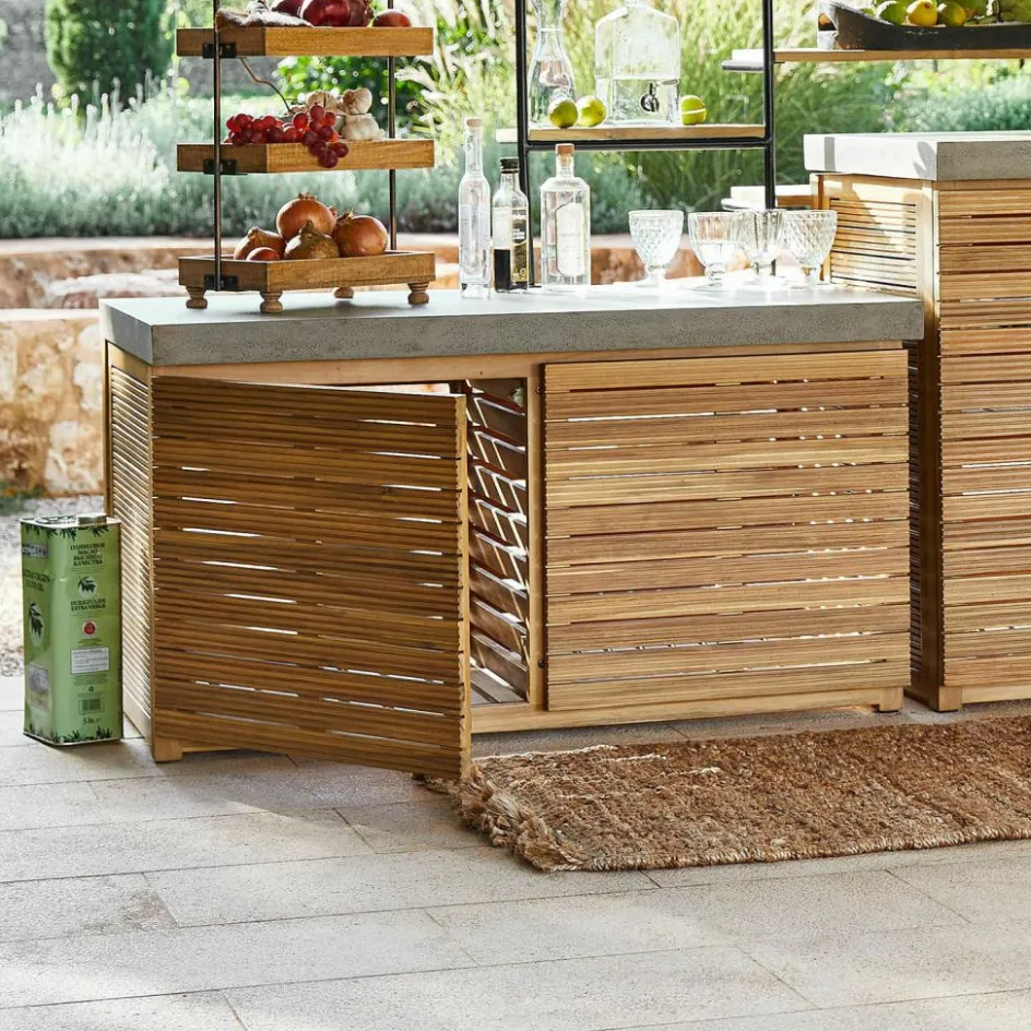 Küchenblöcke^LOBERON Outdoor-Küchenschrank FSC®-100% Venzone